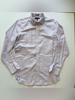 Banana Republic Grant Fit Men’s Light Lavender Dress Shirt Large